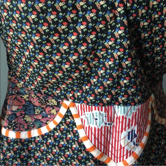 Marc Jacobs Scallop Mixed Print Cotton Tank Top - Picture 7 of 8